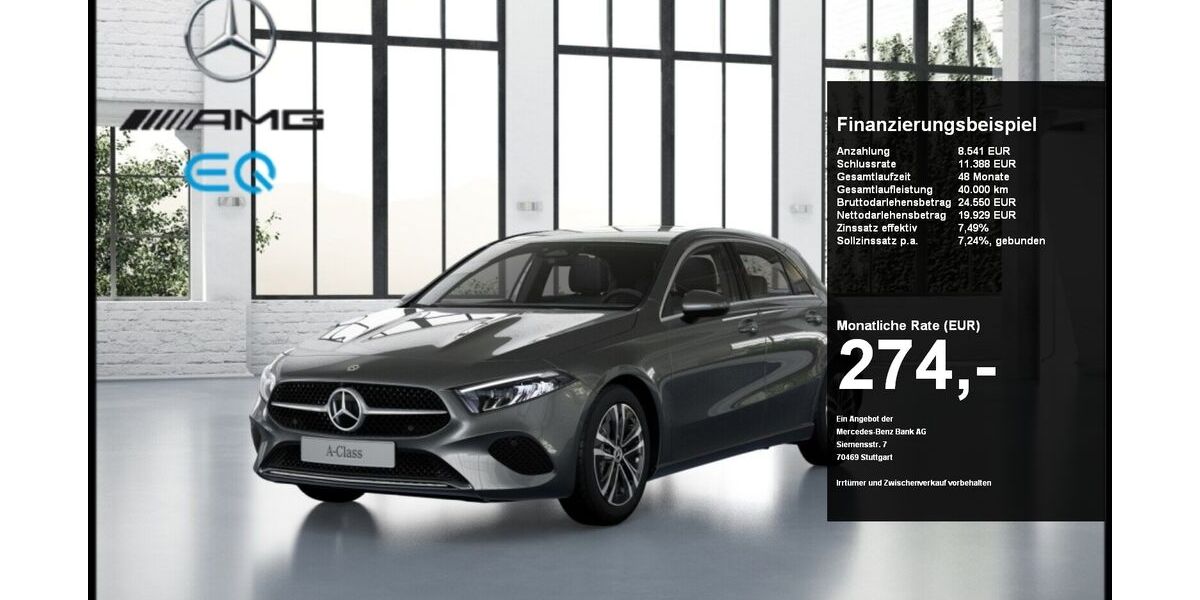Mercedes-Benz A 180 2.296 km 27.370 &euro; Dortmund 44139