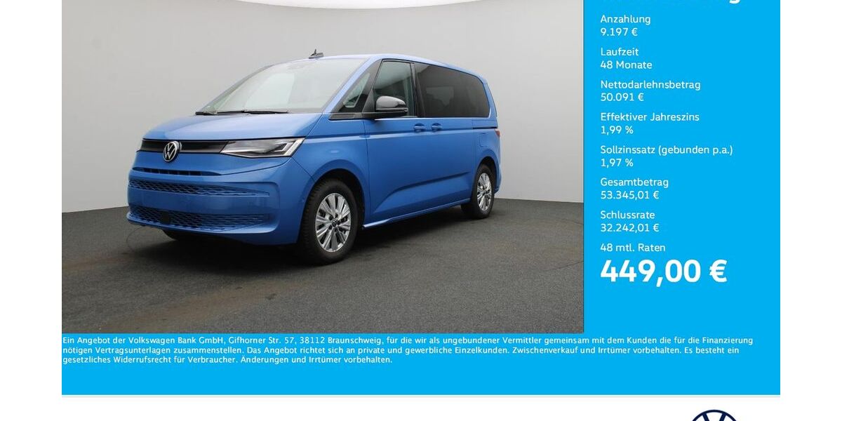 VW T7 Multivan 9.746 km 58.488 &euro; Dortmund 44379