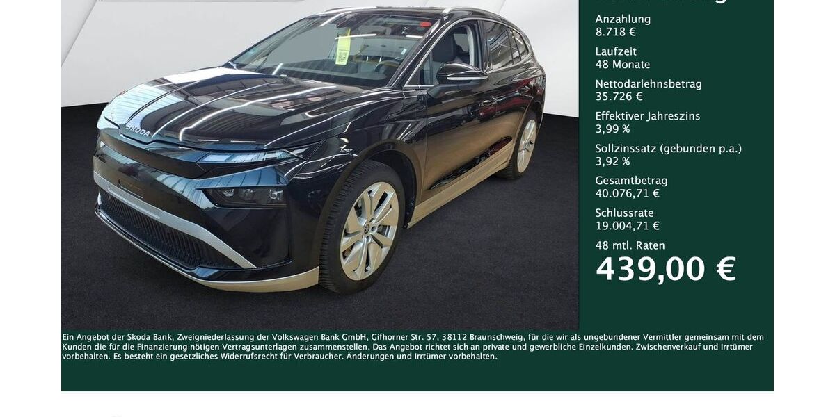Skoda Enyaq 8.420 km 44.393 &euro; Dortmund 44309