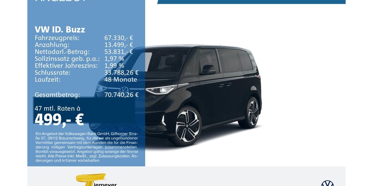 VW ID. Buzz 12.584 km 66.330 &euro; Bochum 44892