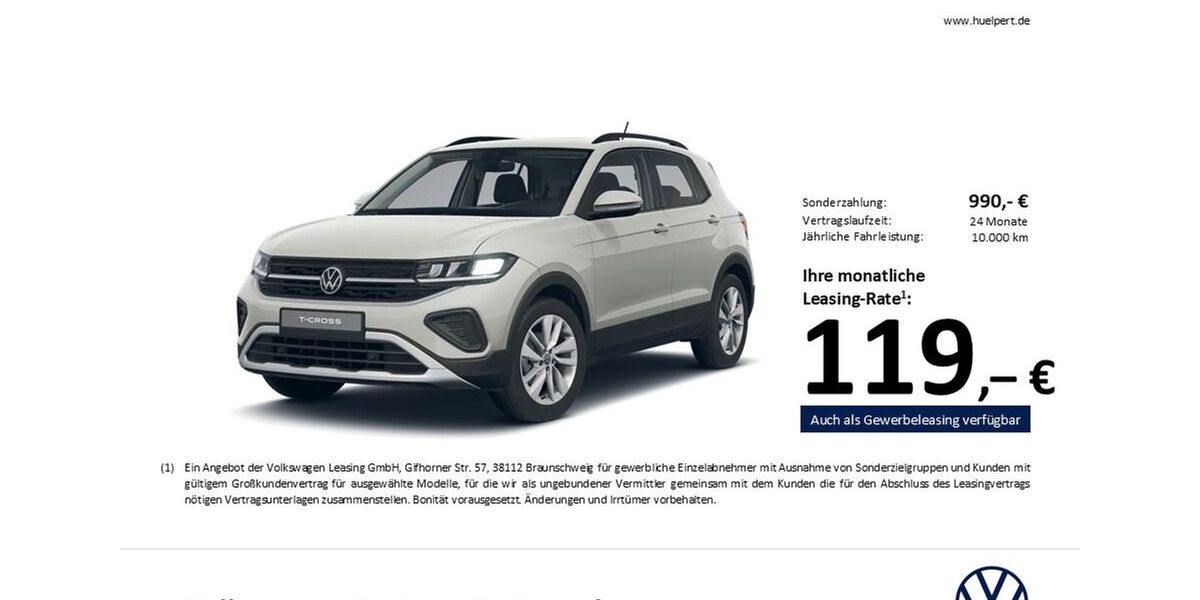 VW T-Cross 6.035 km 22.488 &euro; Dortmund 44141