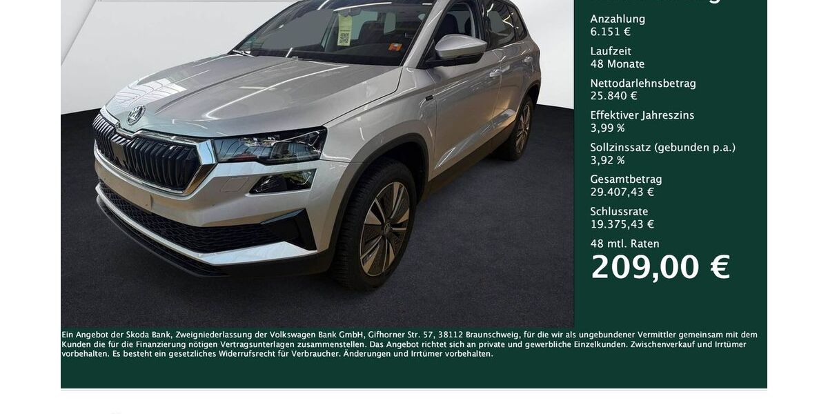 Skoda Karoq 11.763 km 31.441 &euro; Dortmund 44269