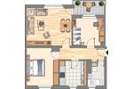 Etagenwohnung Dortmund Bövinghausen - 3 Zimmer, 66 m&sup2;, 519&euro; | Angebot:26151661