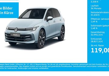 VW Golf 8.912 km 33.844 &euro; Dortmund 44379