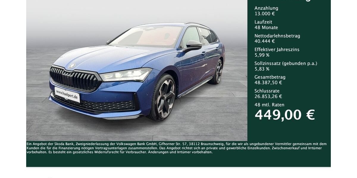 Skoda Superb 18.367 km 53.315 &euro; Dortmund 44309