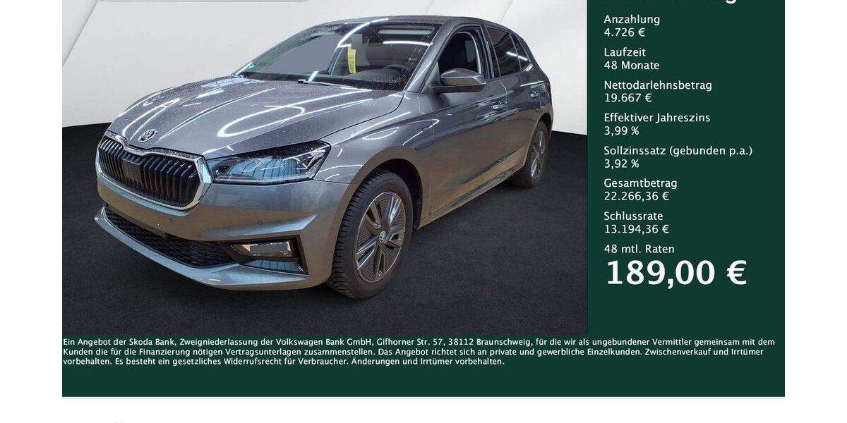 Skoda Fabia 6.382 km 23.991 &euro; Dortmund 44269