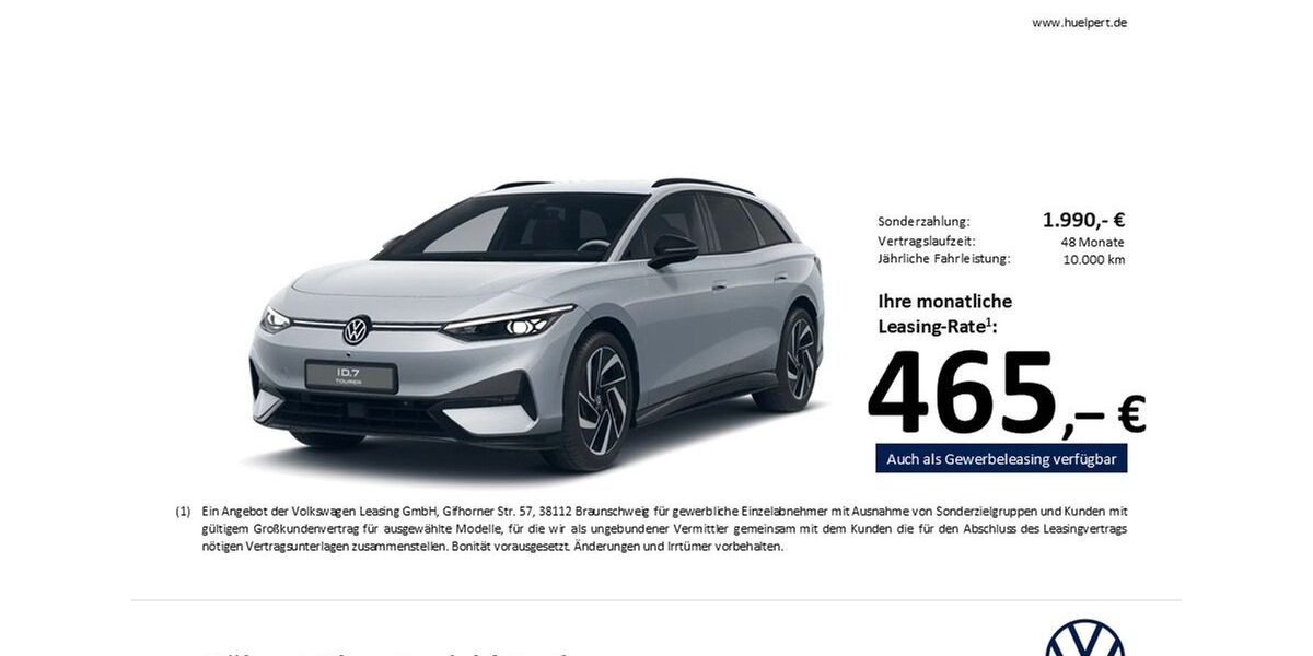 VW ID.7 7.249 km 50.488 &euro; Dortmund 44379