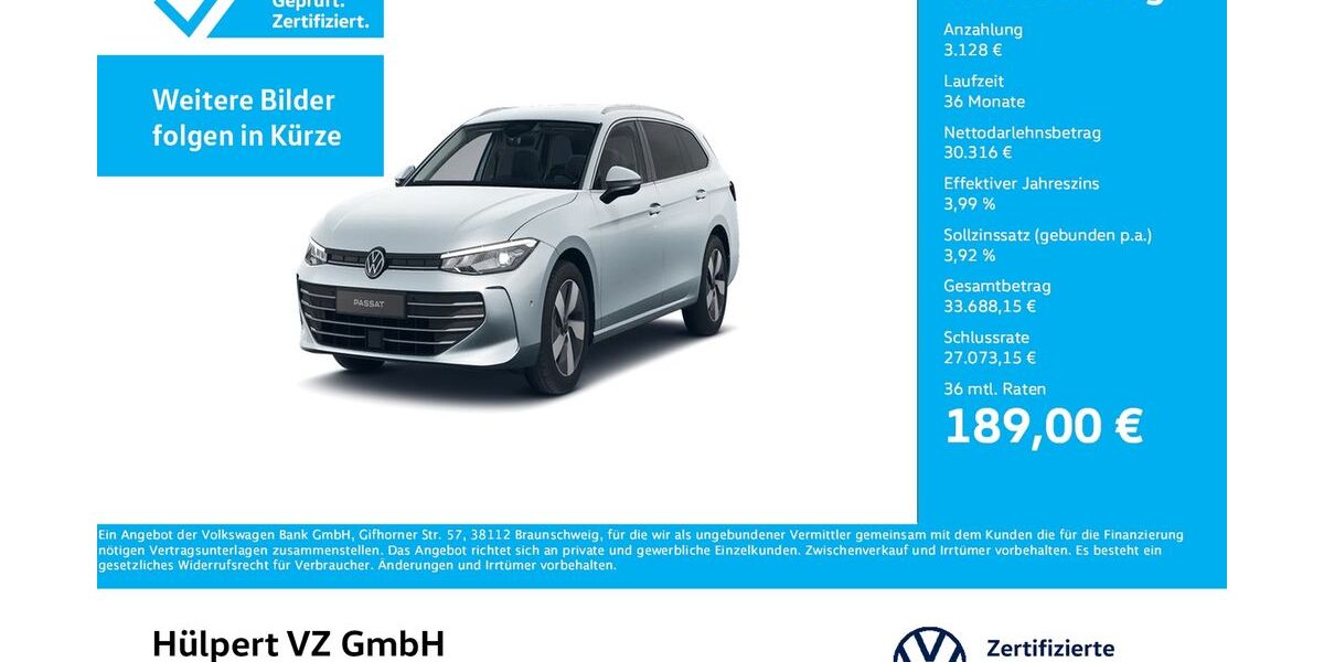 VW Passat Variant 7.826 km 32.433 &euro; Dortmund 44379
