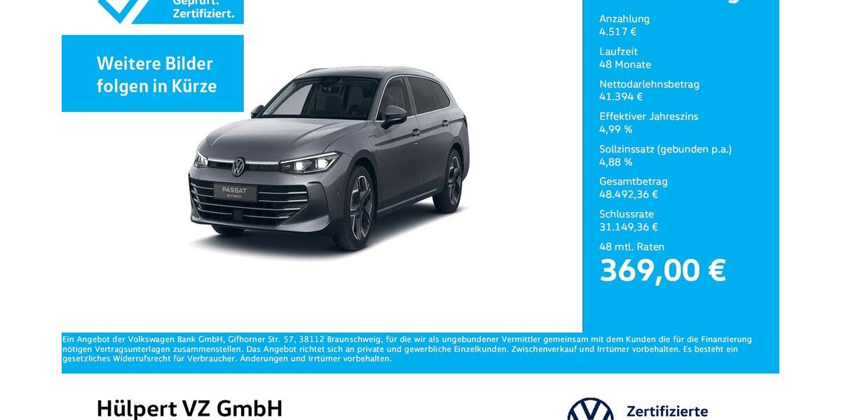 VW Passat Variant 6.120 km 44.211 &euro; Dortmund 44379