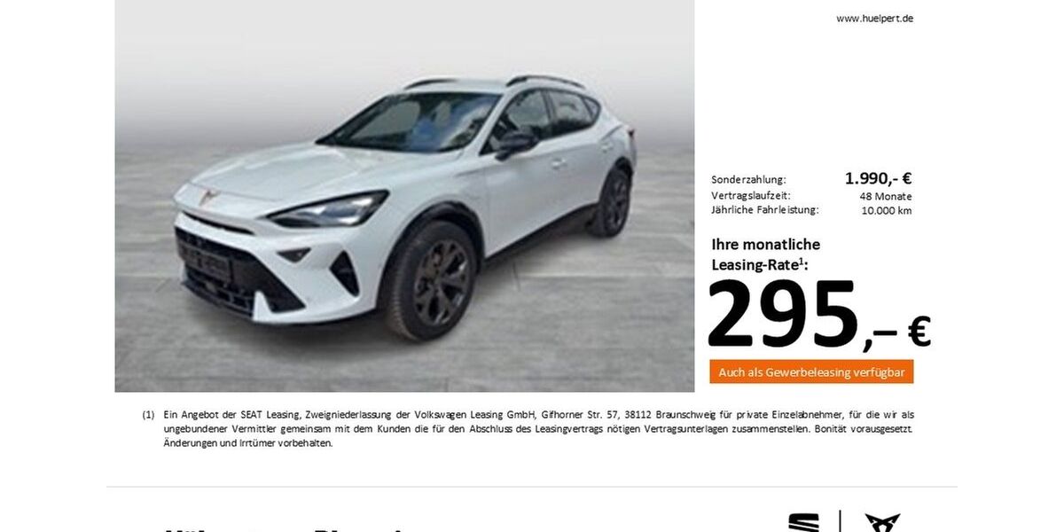 Cupra Formentor 11.033 km 33.444 &euro; Dortmund 44269