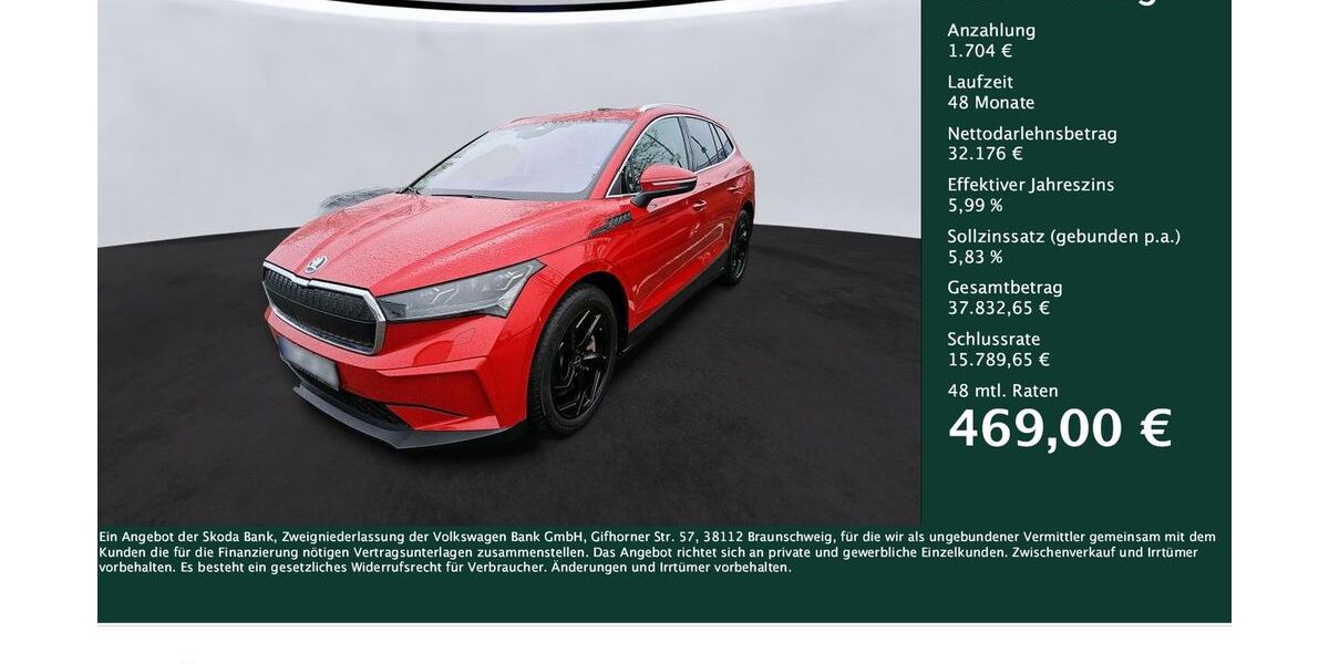 Skoda Enyaq 68.510 km 33.880 &euro; Dortmund 44309